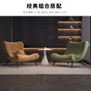Green + khaki + art coffee table