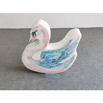 Wholesale Soft Swan Indoor Play Equipment Cute Swan Shape Soft Rocker Toy for Kids Zone Setup