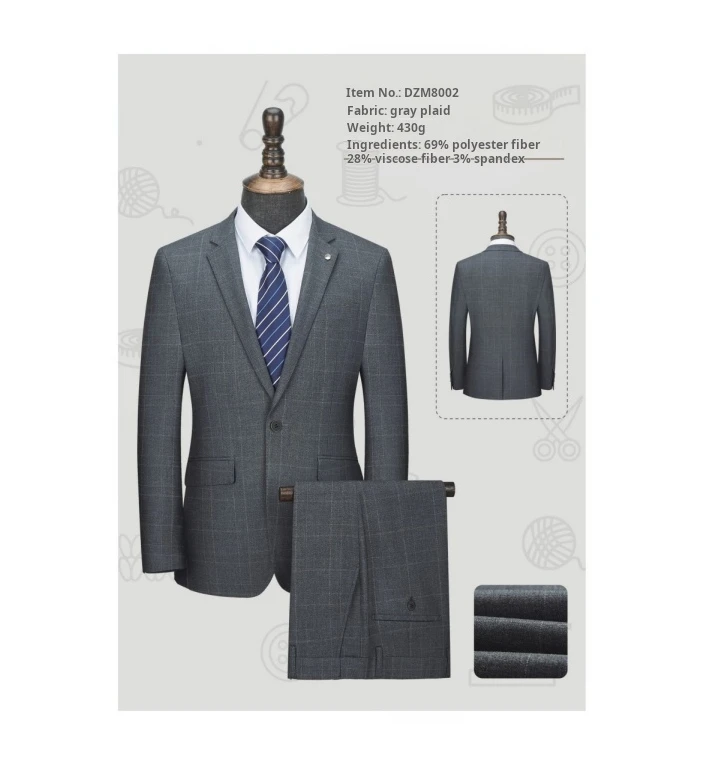 High-end fashion men's business wedding suit