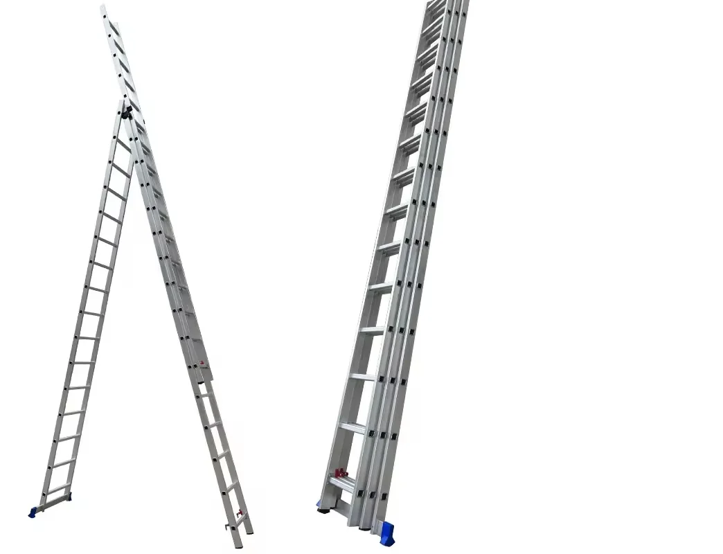 Ladder 3x10 Step Multi Purpose Aluminum Ladder 3 in 1 Functionality for Versatile Use