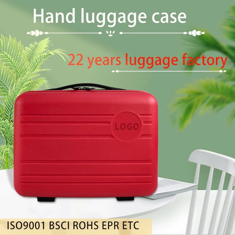 Mini Suitcase Custom Zipper Large Capacity ABS Luggage Case Portable Travel Carrying Hand Box ABS Luggage Case factory