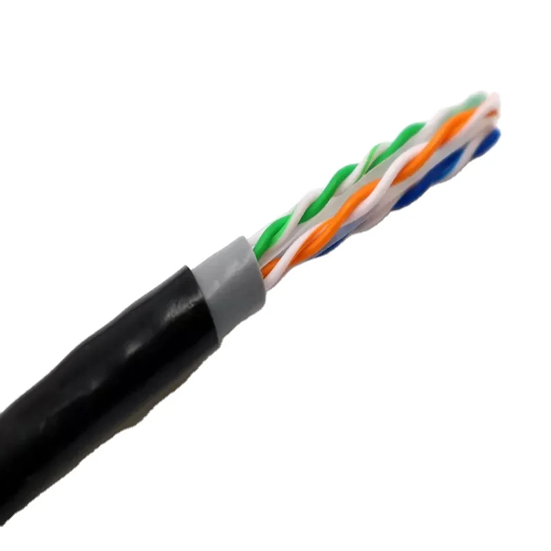 waterproof cat6 utp /ftp/sftp BC/ CCA 305m  communication cables  outdoor double jacket