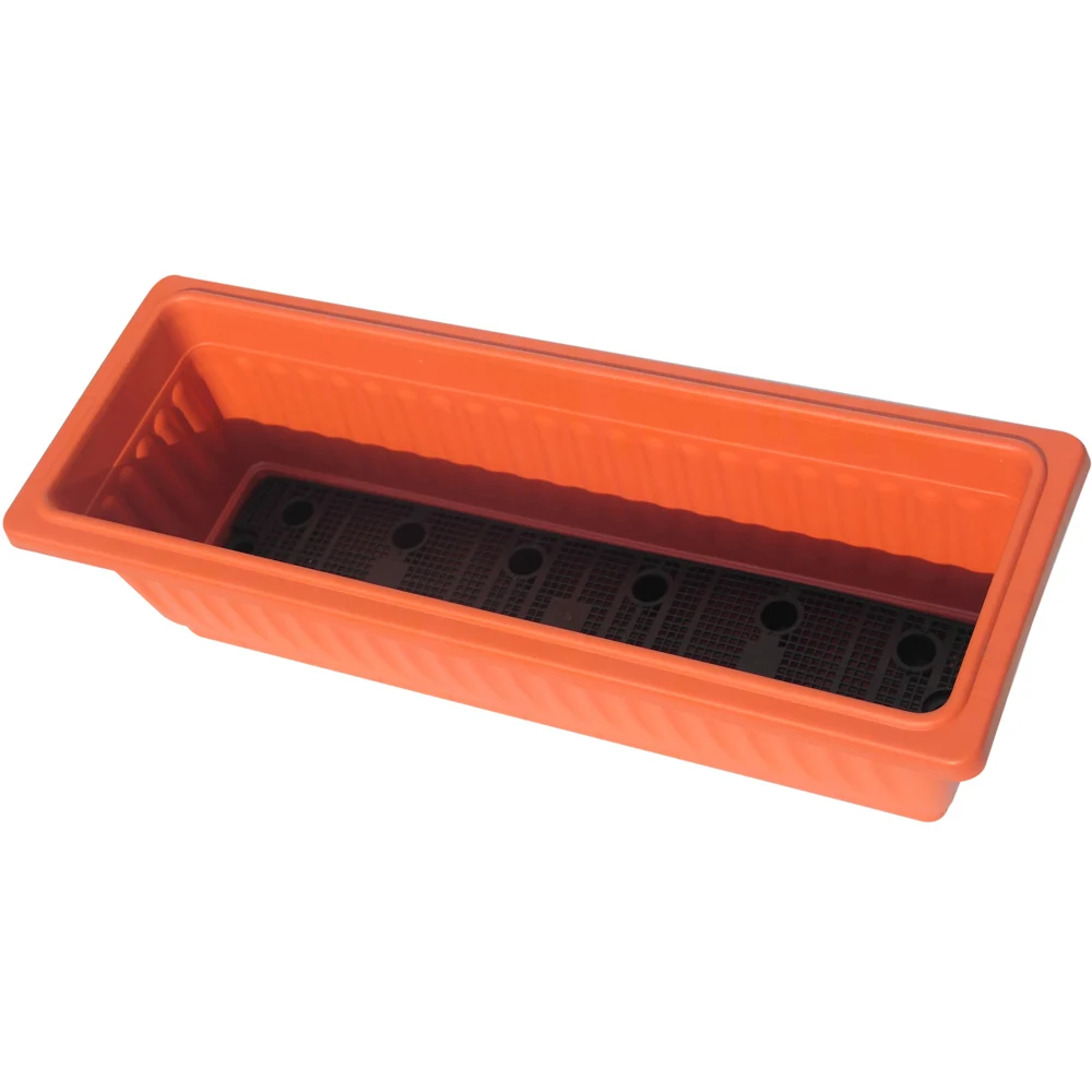 鉢・プランター BOTANIZE PLA POT ORANGE SQUARE 2pcs 鉢・プランター