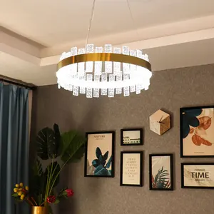 Interior Hallway Modern K9 Light Luxury Crystal Chandeliers Home Decorative for Living Room