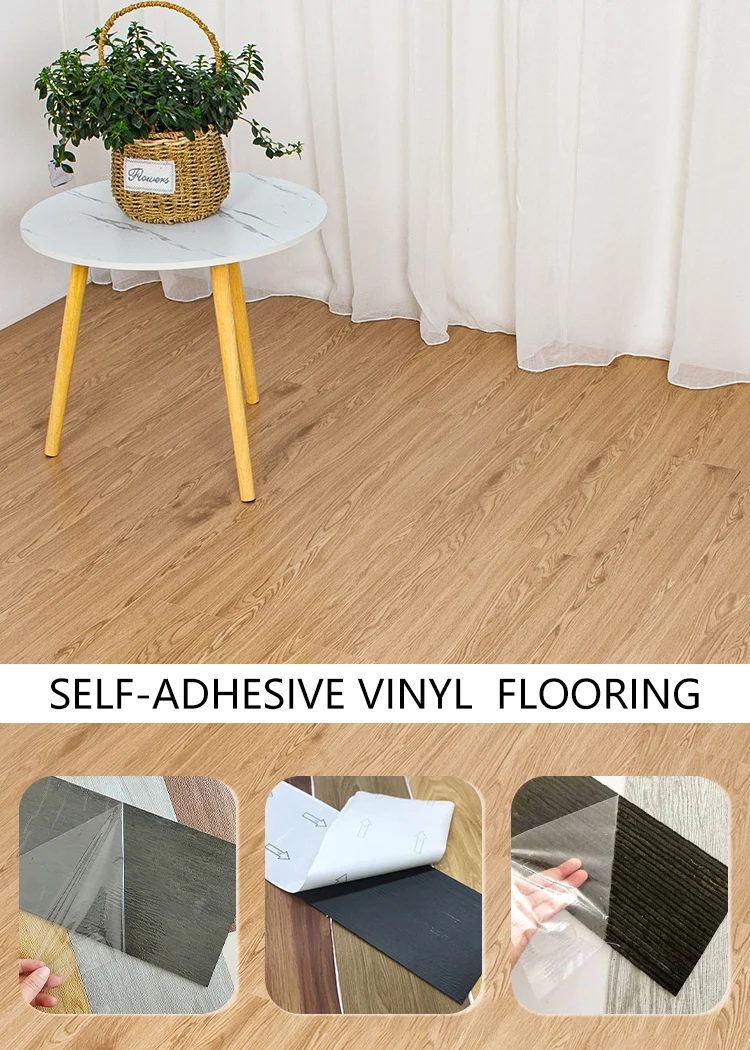 Oem/odm Customized Selfadhesive No Glue Down Loose Lay Wholesale Vinyl Flooring Plank