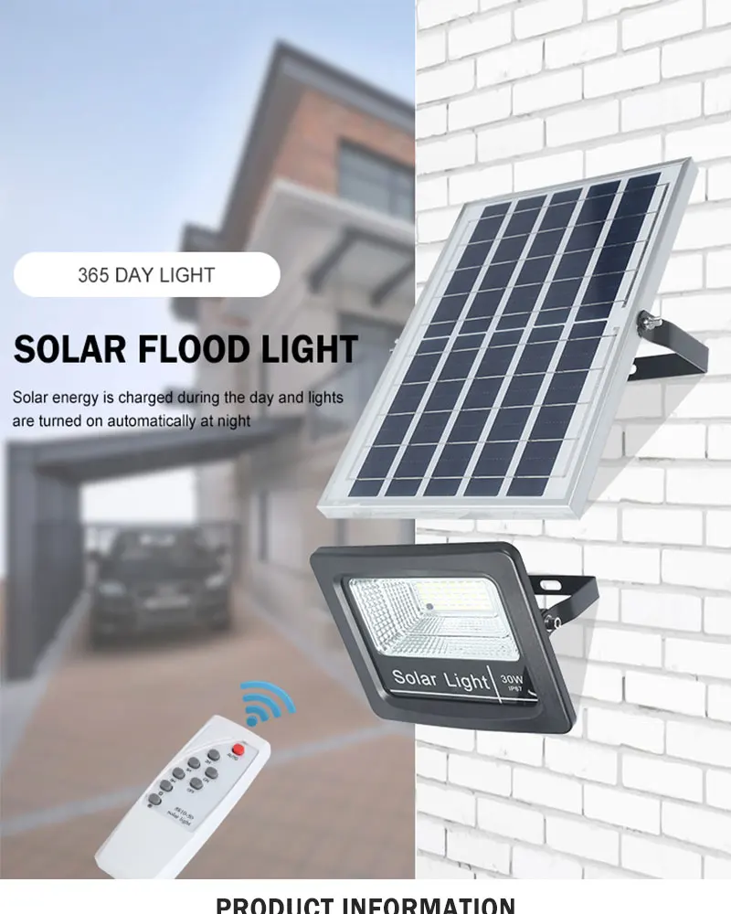 High quality solar led flood light ip67 waterproof led solar flood light outdoor 25W 40W 60W 100W 200W solar flood light