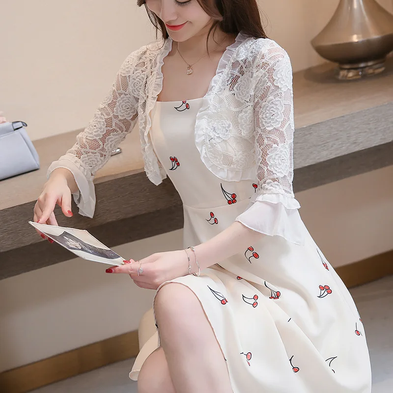 chinese dress ladies White Hooded Shrug main image 1