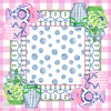 Alfombra rosa bebé