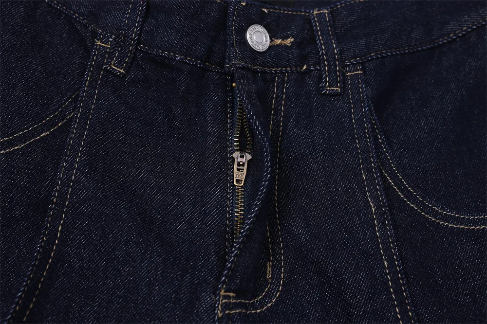 Clothing Manufacturers Raw Denim Straight Loose Custom Denim Shorts Men Men's Shorts