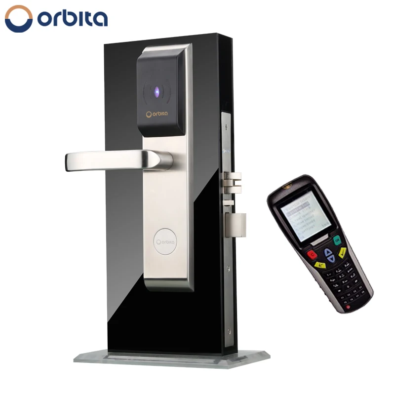 Orbita in Out Timing Computer Prousb Chip Proximity Tap Rifd Electronic Hotel Key Card Operated Door Locks for Hotel Room 3585
