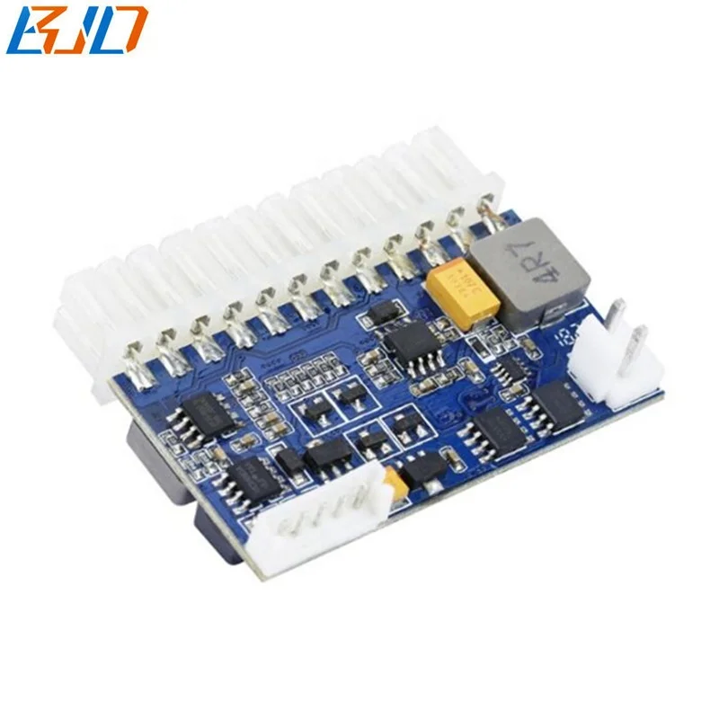 LD-200W DC-ATX Netzteilmodul 19V – Lüfterlos, Mit 24Pin ATX & SATA Kabel Für Mini-ITX PC
