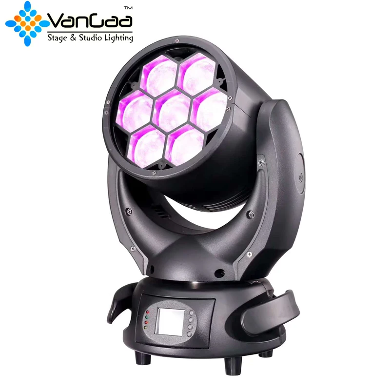 小型7x40W 4in1 RGBWビーアイLEDムービングヘッドライトビーム