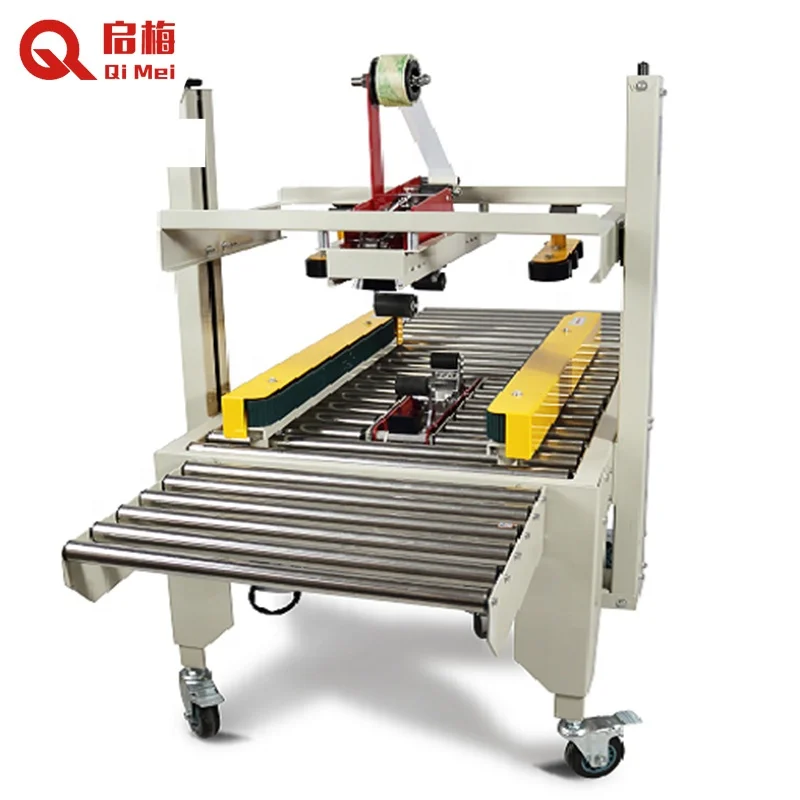 Automatic Flaps Folding Adhesive Tape Carton Sealing Machine