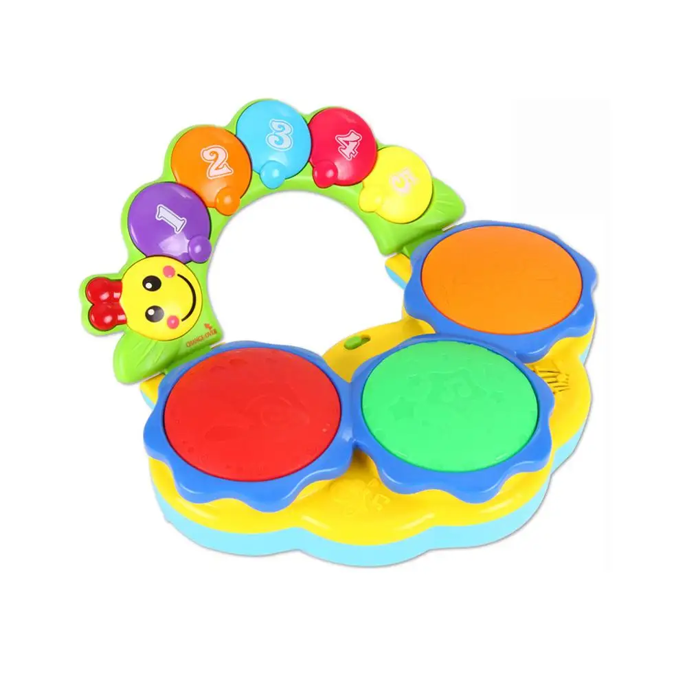 Early Education Baby Portable Hand Pat Drum Toy Piano Musical Instrument 