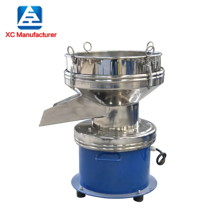 
450 vibrating screen for soybean milk filter with ultra-quiet and large output vibrating screen sieve machine 