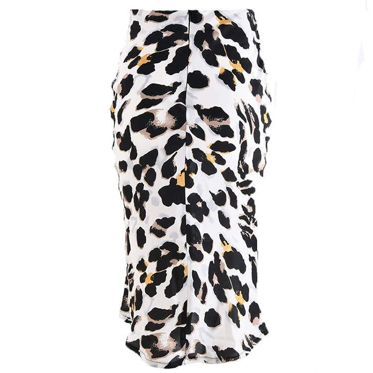 mid length leopard skirts bulk