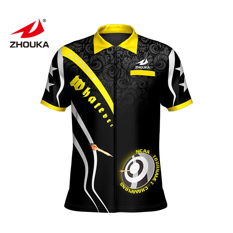 Source Design Your Own Custom Dart Shirts Jersey Polo With Zippers Team  Sublimated Dart T Shirt On M.Alibaba.Com