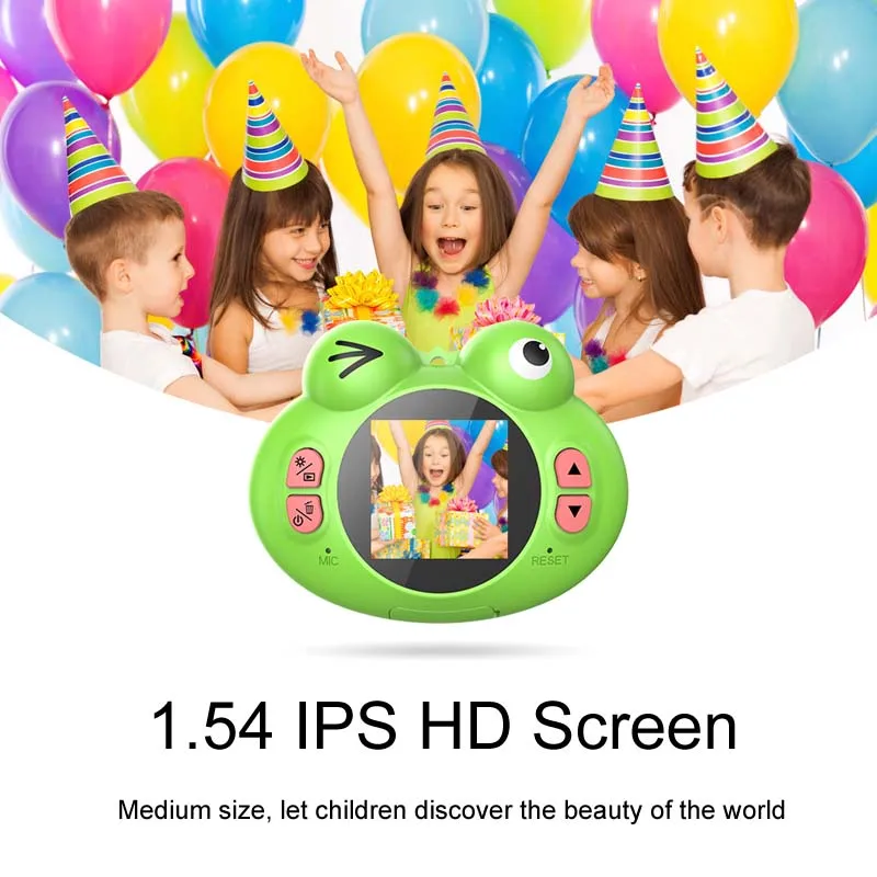 
 Лидер продаж, многоязычная Детская Цифровая камера K5, HD-экран 1,5 дюйма, креативный Забавный дизайн, детская игрушка, игровая видеокамера  