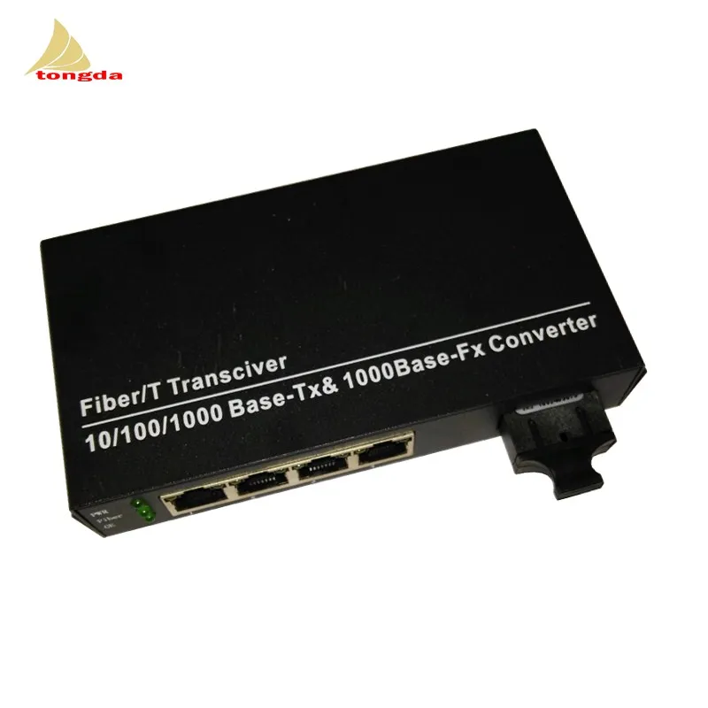 4 порта Ethernet оптоволоконный