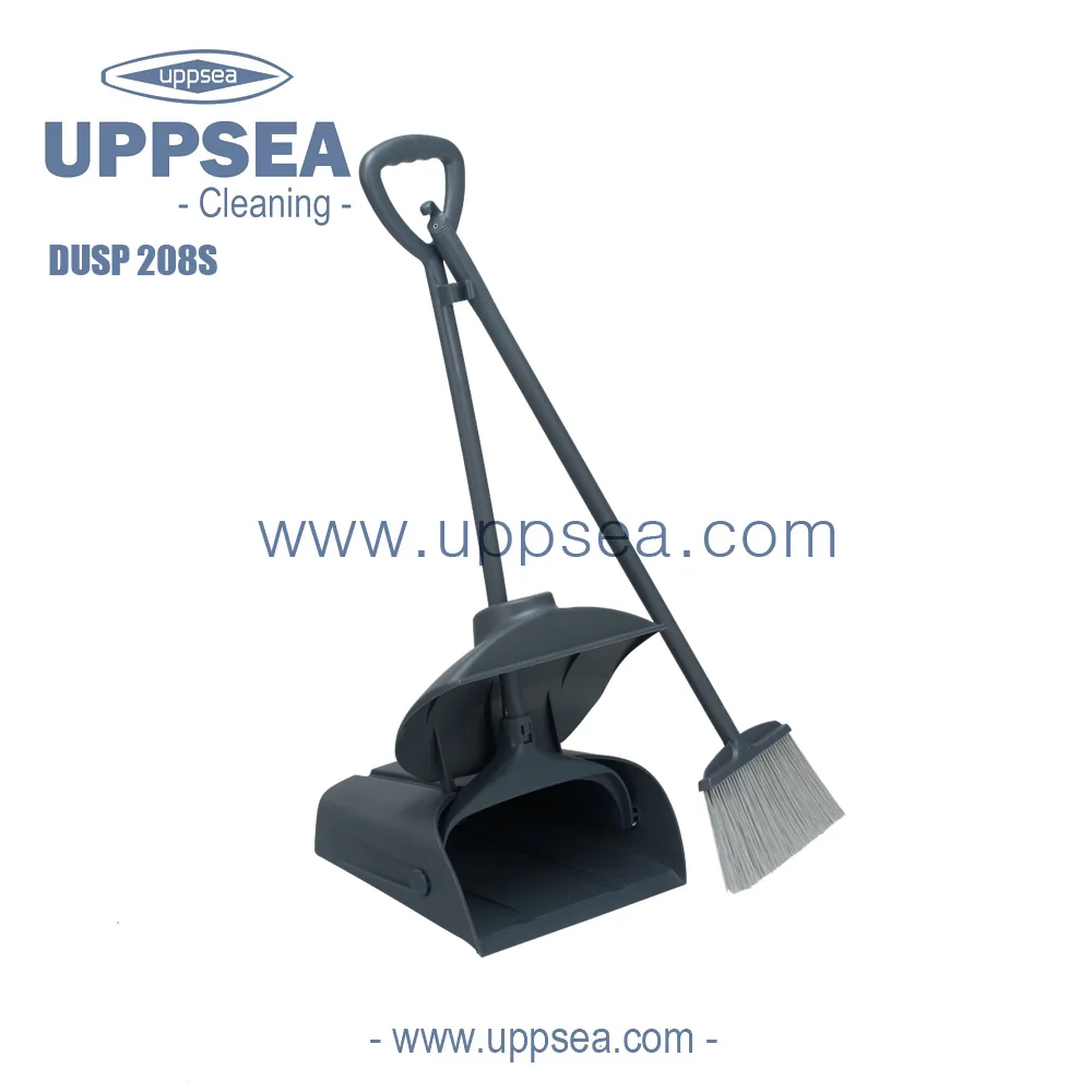 Усилить и углубить Черный ветрозащитный набор метел и совков для бытовой пластиковой уборки и уборки Совка