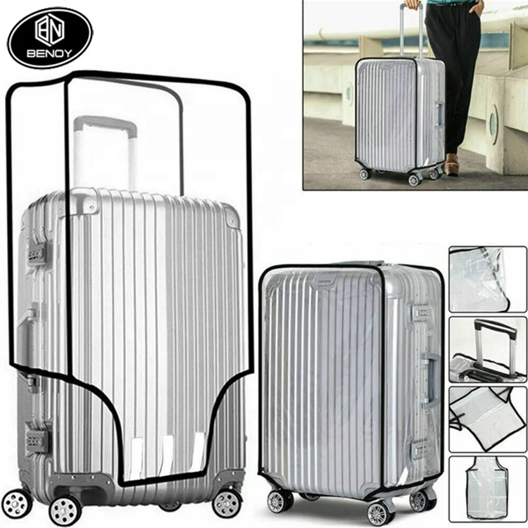 Simple Transparent Luggage Cover, Dustproof Suitcase Protector, Lightweight Travel  Accessories,Durable Clear PVC Suitcase Cover, Plastic Transparent Travel  Luggage Protector, Dustproof Baggage Case & Accessories