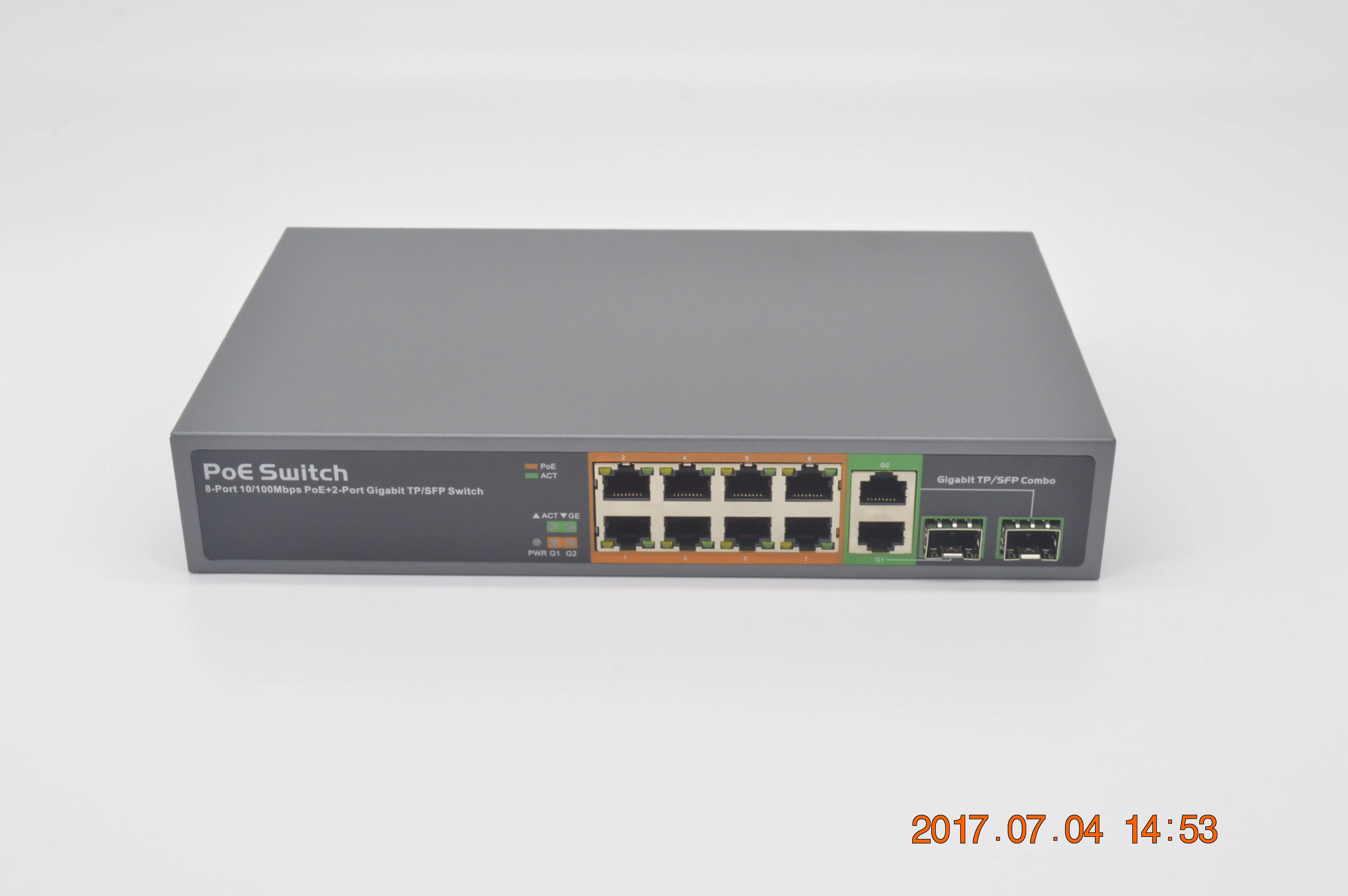ギガビットアップリンク24ポートPoEスイッチコンボポート 10/100/1000M RJ45(PoE+) x24ポート ギガビットL2 PoEスイッチ
