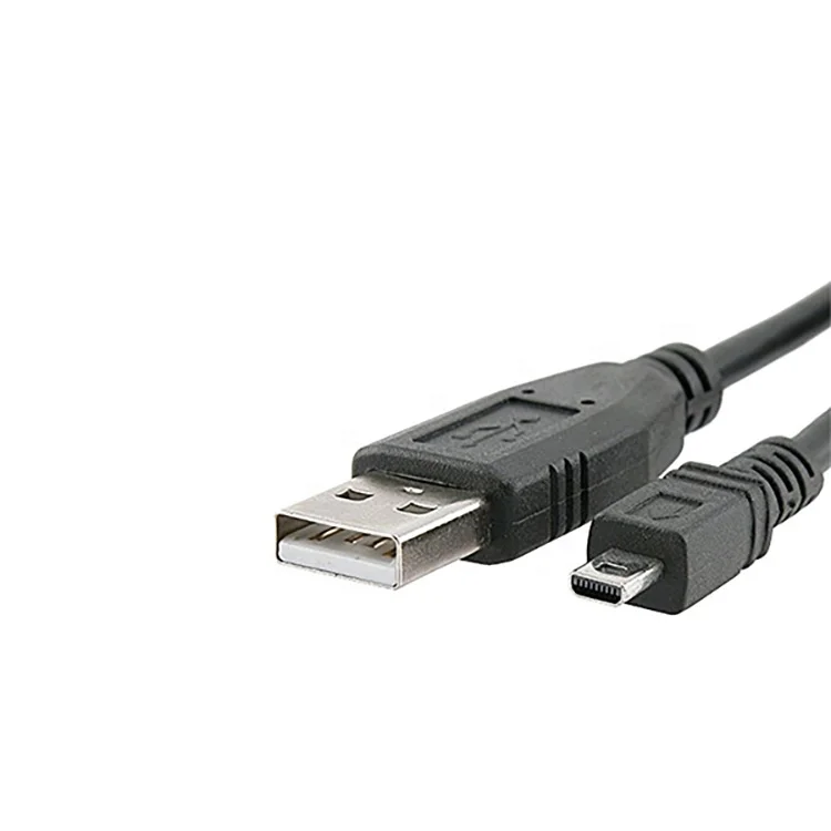 USB Type A Male to Mini 8-Pin Male Cable 