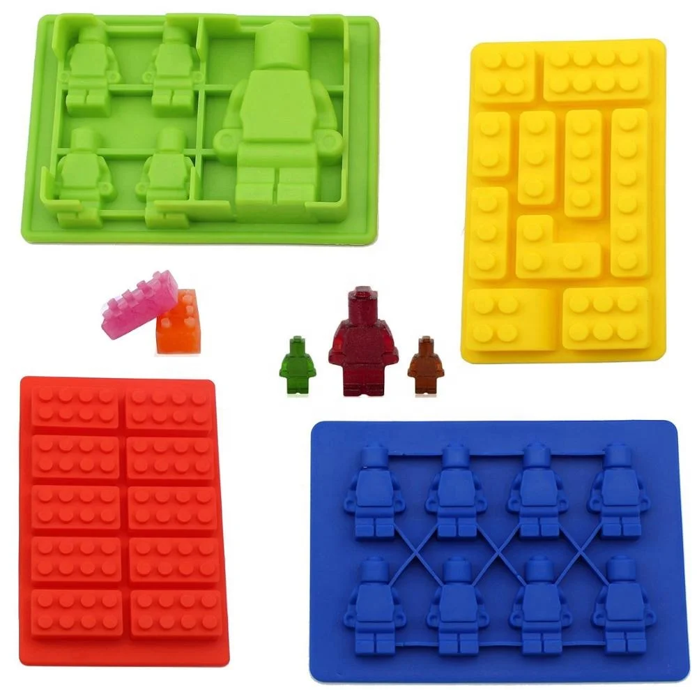 lego silicone ice cube tray