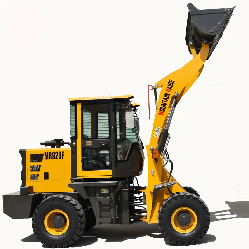 China Mini Payloader Small Wheel Loader with Various Working Attachments