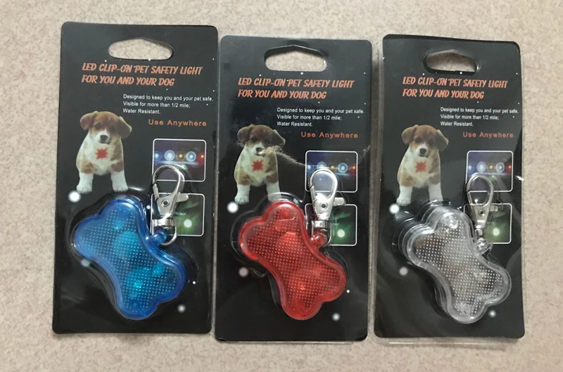 Led Clipon Pet Safety Light,Waterproof Light Up Collar Dog Blinker Lights,Cat Pet Glowing