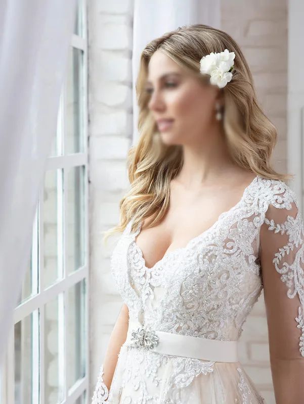Brand Detachable Top Two Piece Bridal Dresses a Line Princess Wedding Gowns  Elegant Bridal Gown Western Wedding Dresses