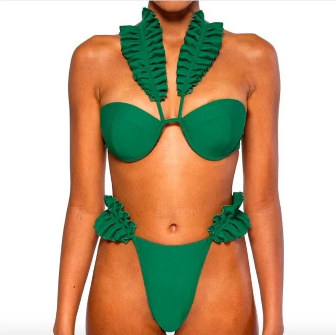Bikini Brasileño Con Tanga De Talle Alto Para Mujer,Traje Baño Liso Con Tanga,Sin Estampado,Cintura Alta,2019 - Buy Sexy Bikini Bikini De Mujeres Product on Alibaba.com