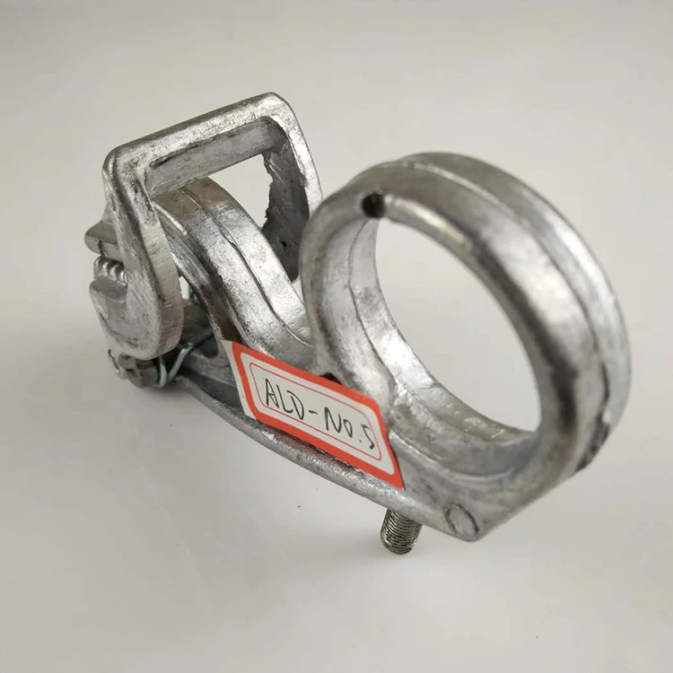 Зажим-зажим из пластика и алюминия для сухой или растягивающейся машины для коров, буйволов, коз