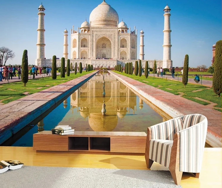 Indien Taj Mahal Foto Preis 3d Wandtapete Beruhmte Gebaude Tapete Fur Buro Wand Buy Tapete Fur Burowande Taj Mahal Foto Preis 3d Wand Tapete Indien Design Tapeten 3d Product On Alibaba Com