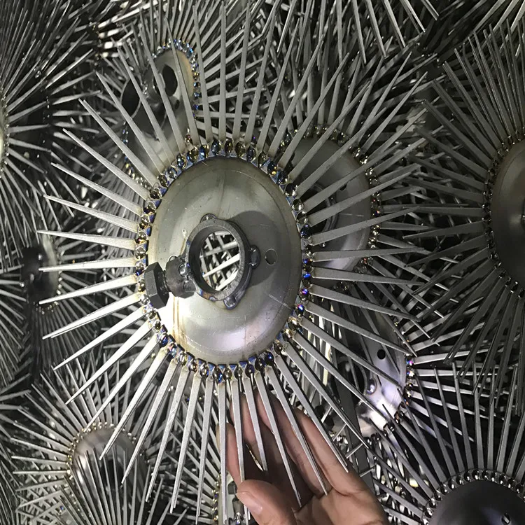 AATi Production Suitable Electroplating Titanium Pointed Split Finger Disc Anodizing Rack Titanium Jigs
