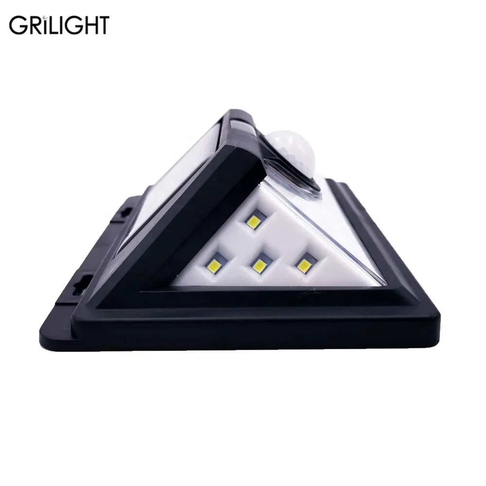 
Лидер продаж на Alibaba, светодиодные настенные лампы с датчиком движения, наружное освещение на солнечных батареях 