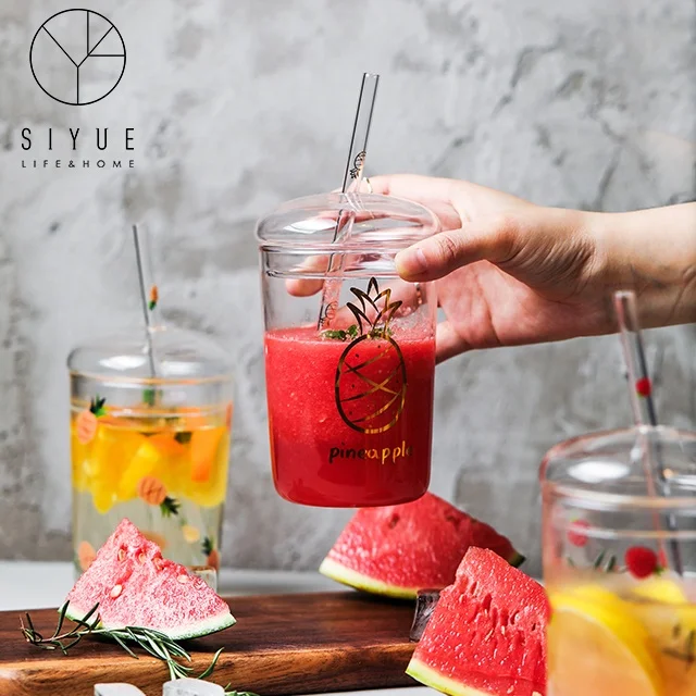 Уникальная стеклянная чашка для мороженого разные стили глубокий Многофункциональный стакан холодного питья