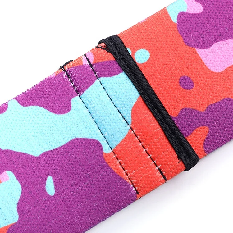 
3-дюймовый широкий эластичный тренер большой попой строитель тканые хип эластичный круг ремешок с усиленный чехол камуфляжной расцветки 