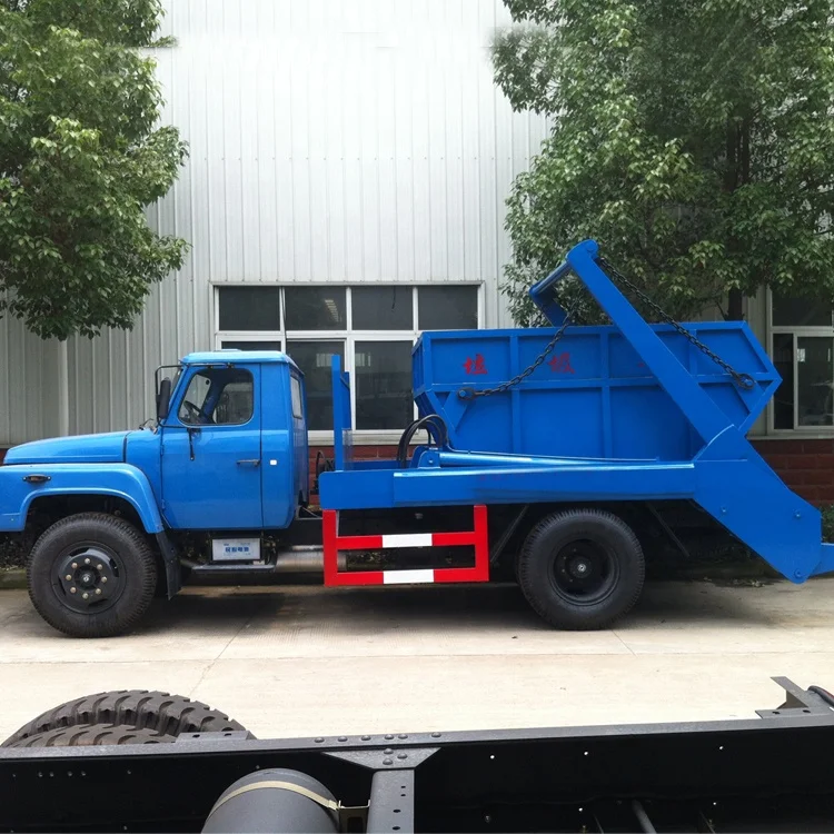 Dongfeng 6000L 4x2 Hydraulic Swing Arm Garbage Trucks