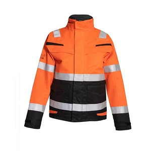 Winter Workwear Factory Price Anti-static Construction  Fire Fluorescent Safety Jacket