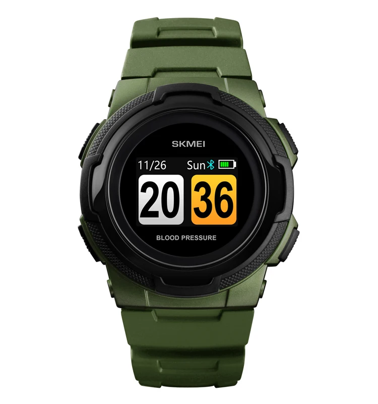 Смарт-часы skmei 1438 армейские зеленые Смарт-часы
