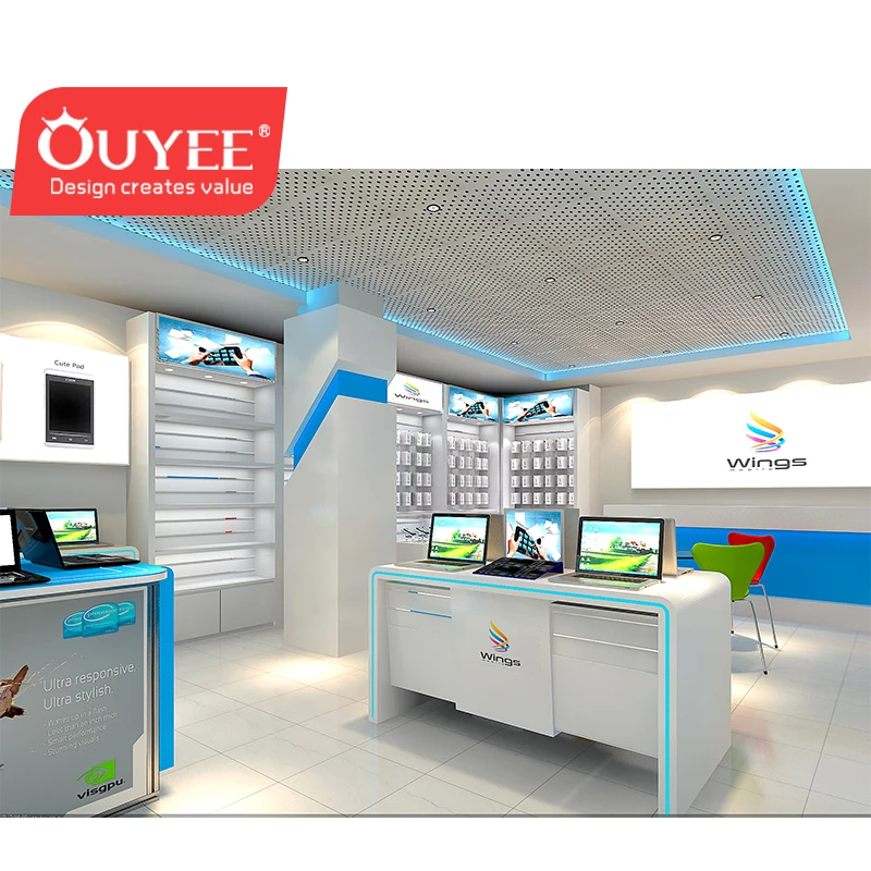 Morden Baking Modern Computer Shop Interior Furniture China Computer Shop Interior Design