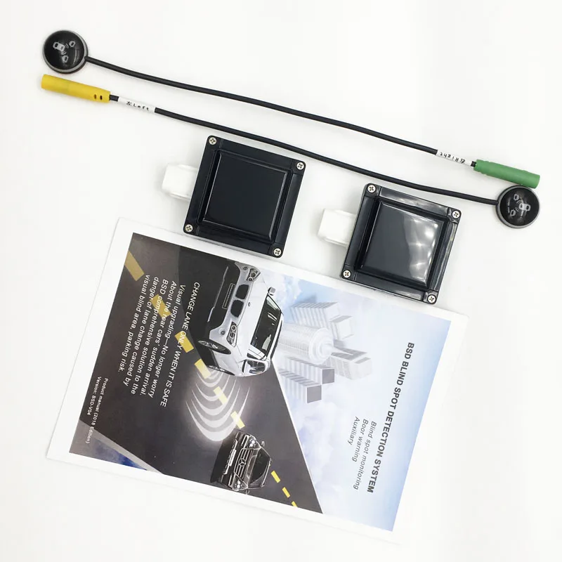 Car Blind Spot Detection System BSD BSM Blind Spot Monitoring Assist Millimeter Radar 24GHZ Microwave Detect Driving Security