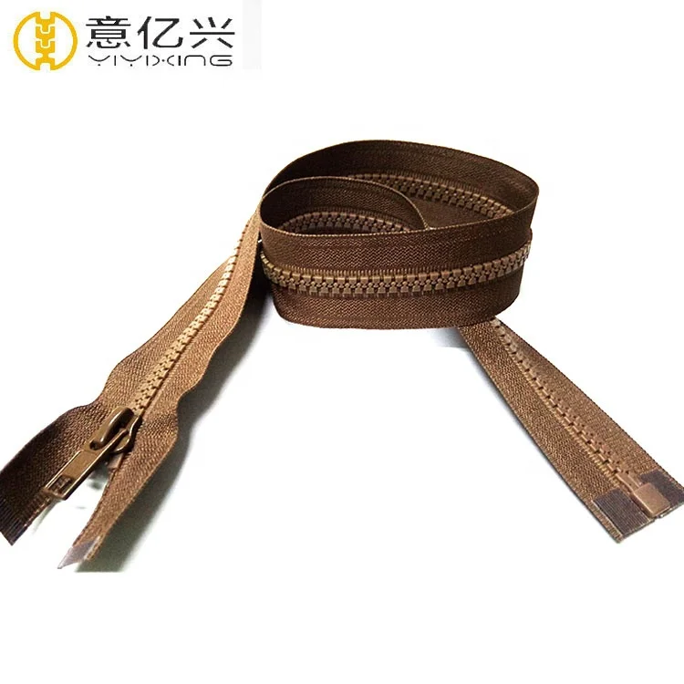 Common Size #3 #5 #8 #10 Plastic Zipper With Semi Auto Lock Slider