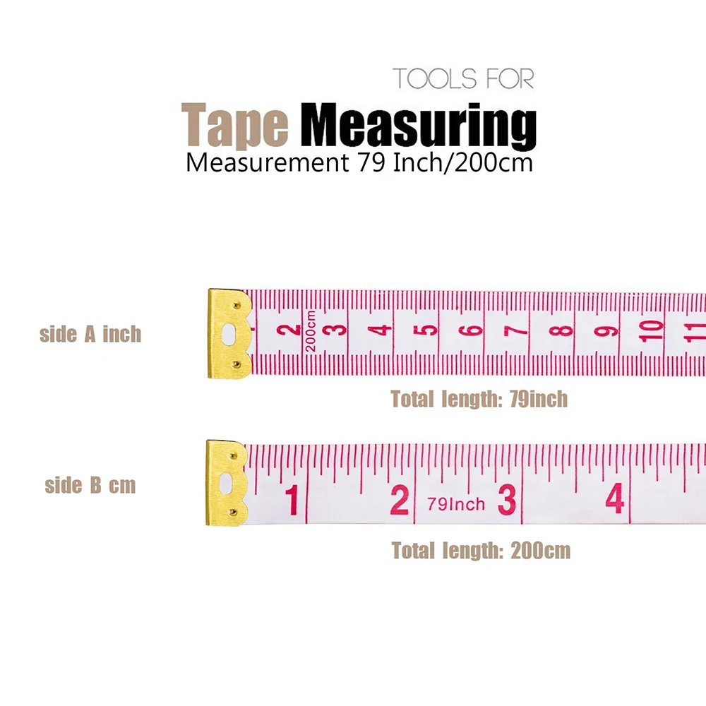 body measure tape 60 inch 150cm tretractable wais tape measure  Fitness Caliper automatic body measurement tape