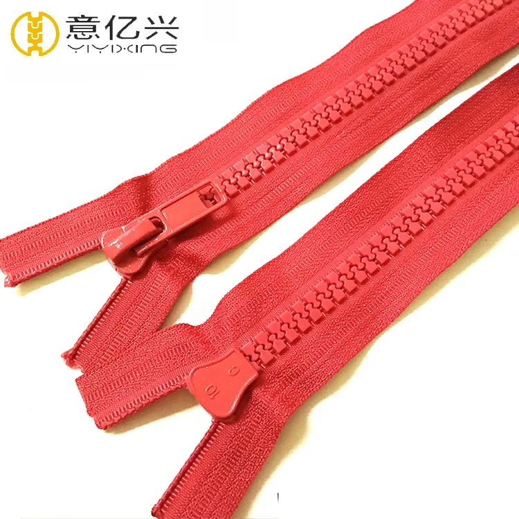 Common Size #3 #5 #8 #10 Plastic Zipper With Semi Auto Lock Slider