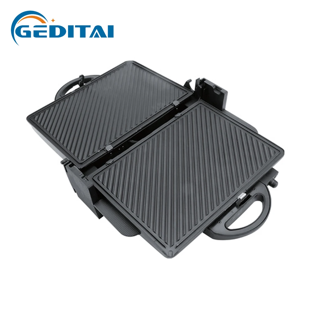 Gril Contact 4 En 1 AMZCHEF - Grill, Gaufrier, Sandwich Maker Plaques Amovibles 2000W