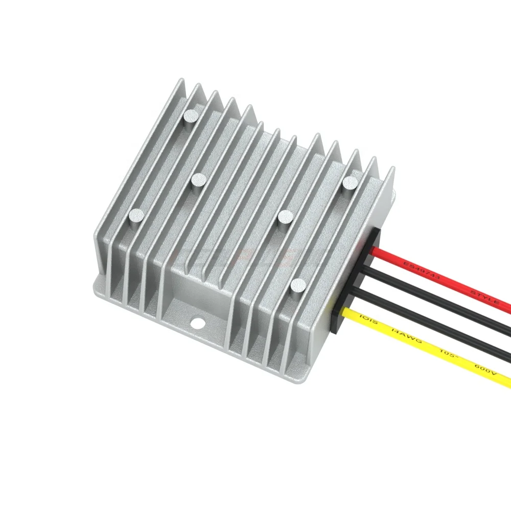 Factory Waterproof 6 Volt DC to 12 Volt 5A 60W DC Step-up Converter Power Supply Inverters & Converters
