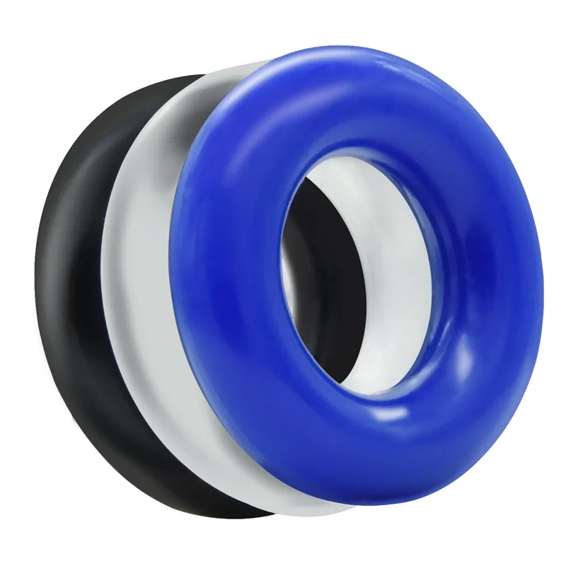 Soft TPE Cock Ring Set for Man Delay Ejaculation Cock Ring Massage for Small Penis Dick Band Safe Sex Toys for Male Masturbation