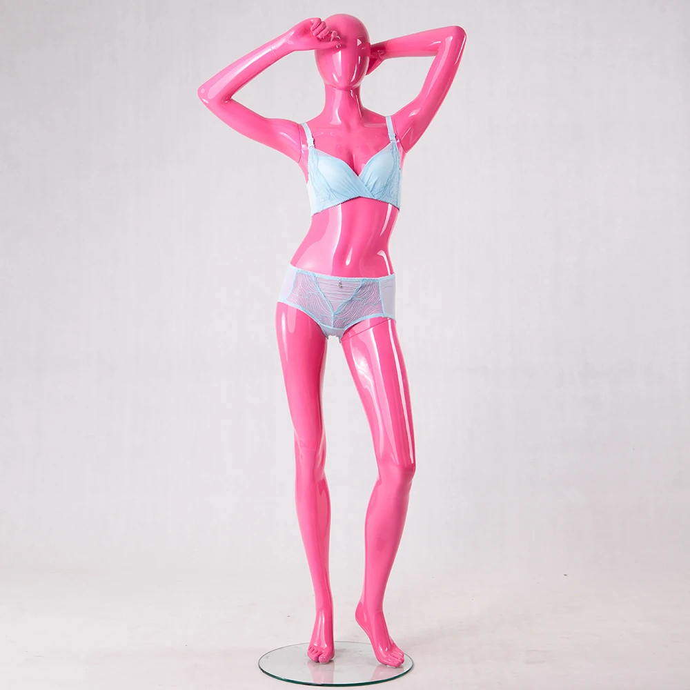 Manichino Femminile In Fibra Di Vetro - Alto 178cm, Smontabile, Base In Metallo, Bianco Opaco